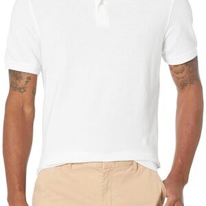 Amazon Essentials Men's Classic White Polo